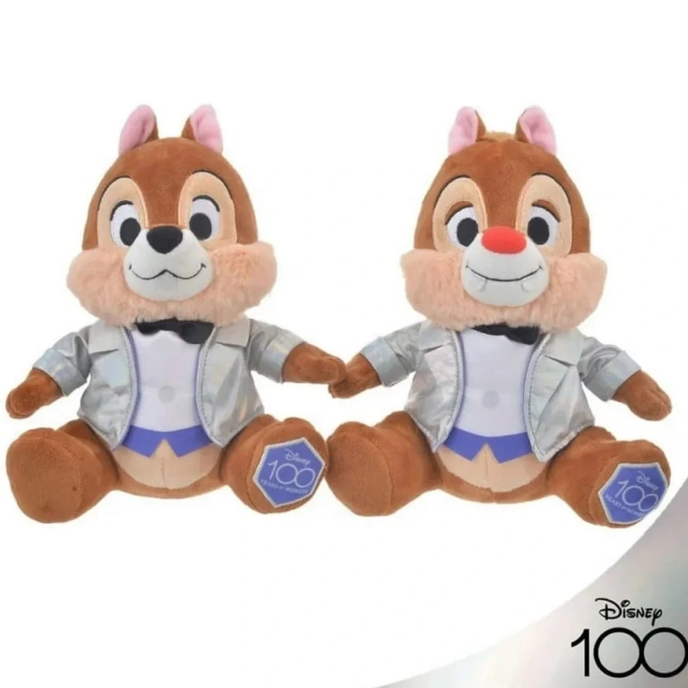 Chip and Dale Plush Set Disney  100 years special edition